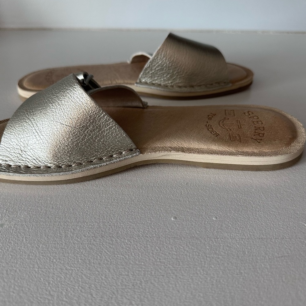 Sperry Top Sider Metallic Slides - Picture 8 of 14